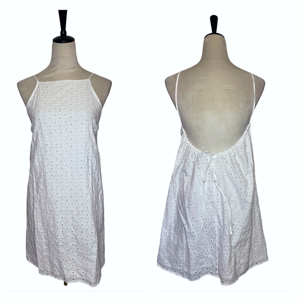 Asos White Eyelet Sundress-NWT